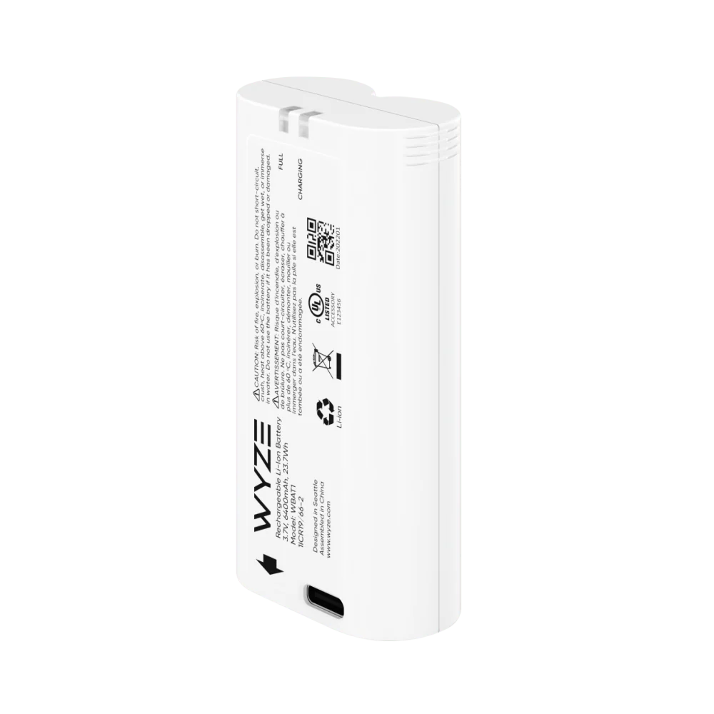 (Refurbished) Wyze Removable Battery Pack